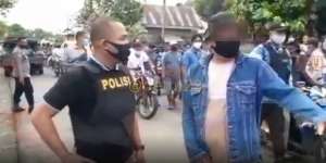 Heboh! Pria Ngompol Saat Ditegur Polisi