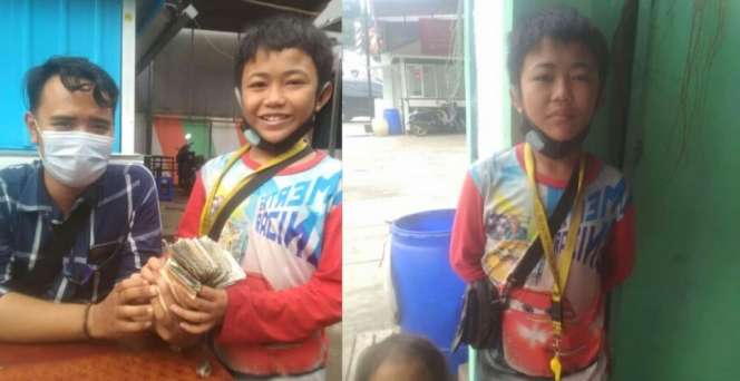 Cerita Haru Bocah Kerja Jadi Tukang Parkir demi Lunasi Cicil Motor Almarhum Ayah