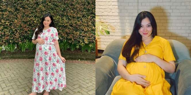 7 Penampilan Terbaru Asmirandah, Hamil Besar Bobot Naik 19 Kg
