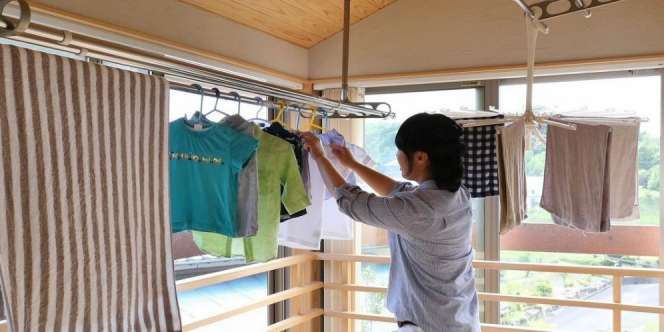 Model Ruang Jemuran ala Jepang, Letaknya Tertutup