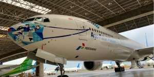 Batik 'Tambal' Mejeng di Pesawat Garuda Indonesia