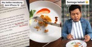Ngirit Porsi Ukuran Mie Biar Bisa Beli iPhone 12, Pas Disajikan Bikin Ngakak