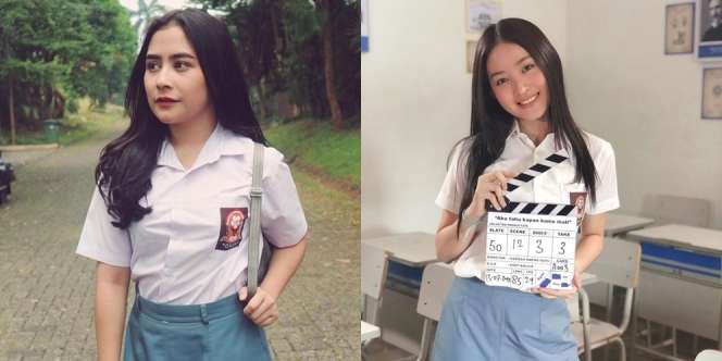 Terlihat Awet Muda, Inilah Potret 7 Artis Cantik Saat Pakai Seragam SMA