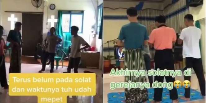 Viral Remaja Sholat Jemaah di Gereja, Tuai Pro-Kontra