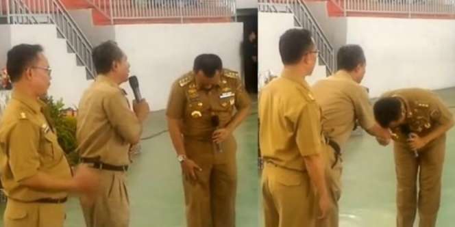 Mantan Gubernur Lampung Cium Tangan Guru SMA-nya Tuai Pujian