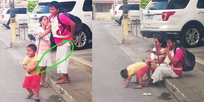 Kemana-mana Diikat dengan Tali, Bocah Ini Jadi 'Mata' Orangtuanya yang Buta