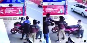 Jantung Maling Nyaris Copot, Tak Sadar Pemilik Motor Berdiri di Belakangnya