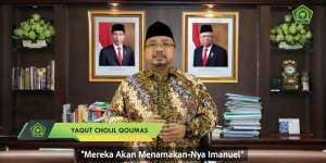 Menag Gus Yaqut Imbau Natal Dirayakan dengan Kesederhanaan