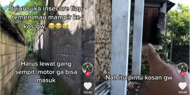 Viral Tempat Kos di Gang Sempit, Isi Kamarnya Seperti Hotel Berbintang