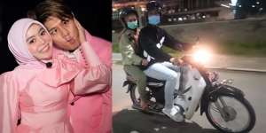 7 Momen Lesty dan Rizky Billar Kencan Romantis Naik Motor Jadul, Malah Kena Apes