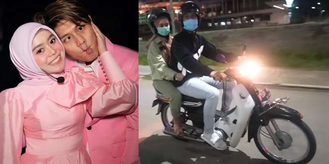 7 Momen Lesty dan Rizky Billar Kencan Romantis Naik Motor Jadul, Malah Kena Apes