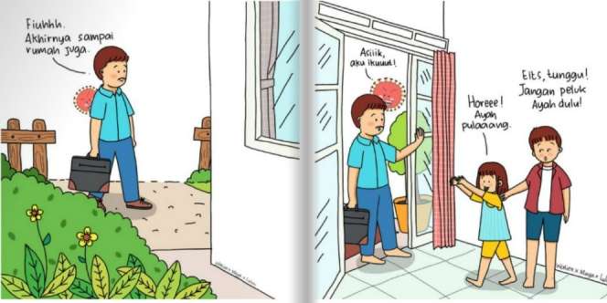 Cerita Soal Corona Pada Anak, Coba Pakai Komik Digital