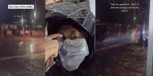 Kisah Sedih Cewek Ditinggal Gebetan Saat Berteduh di Pinggir Jalan