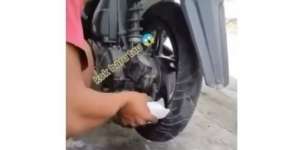 Wow, Tambal Ban Tubeless Pakai Tepung Beras