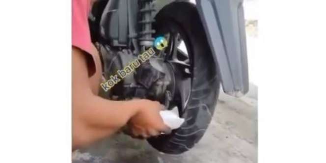 Wow, Tambal Ban Tubeless Pakai Tepung Beras