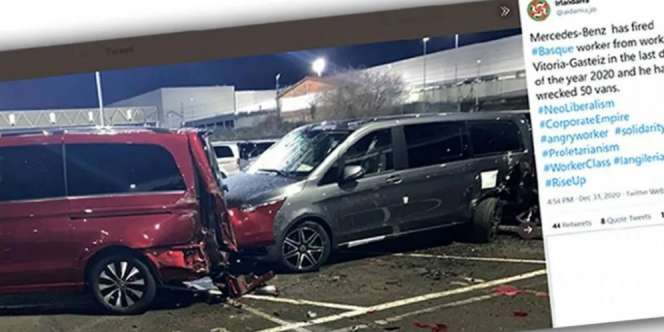 Ngamuk, Mantan Pekerja Rusak 50 Mobil Mercedes Senilai Rp33 Miliar