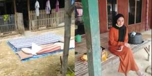 Viral Wanita Cantik Tak Malu Sambangi Gubuk Kekasih: `Jangan Dilepas, Bang!`