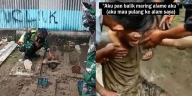 Dapat Bisikan Gaib, Pria Ini Nekat Kubur Diri di TPU