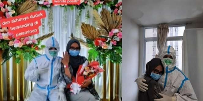 Pasien Wisma Atlet yang Nikah Virtual Akhirnya Bertemu, Banjir Haru