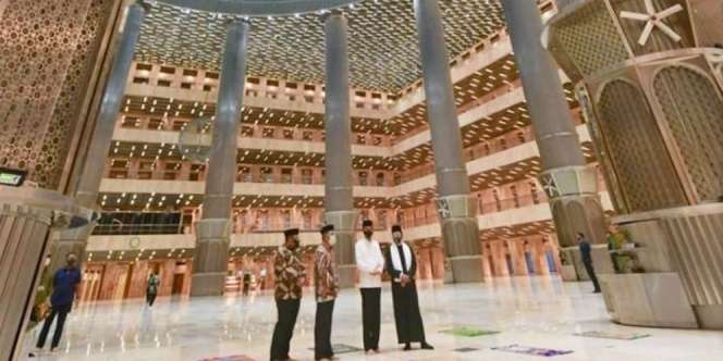 Sekilas Penampakan Baru Masjid Istiqlal, Jokowi: `Bukan untuk Gagah-gagahan`