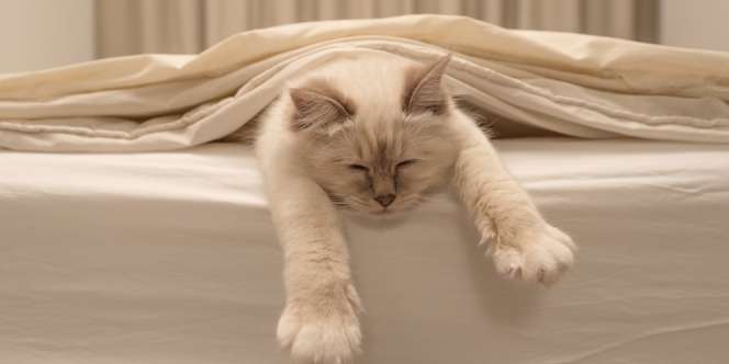 Cara Membersihkan Sprei yang Terkena Pipis Kucing