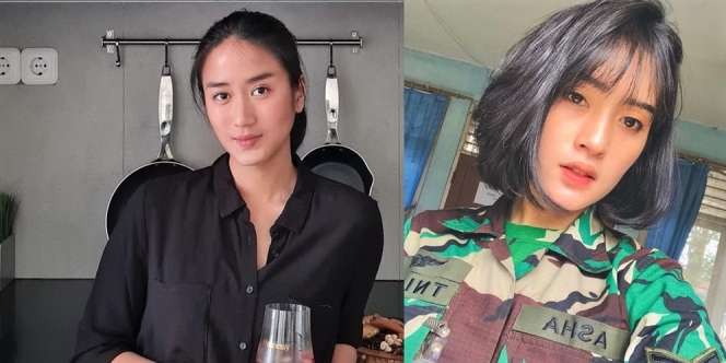 7 Potret Cantik Asha Ramadia, Anggota TNI AU Disebut Mirip Chef Renatta