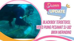 Blackbox Terdeteksi, Video Puing Pesawat SJ-182 Buat Merinding