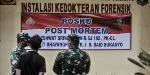Tim DVI Polri Terima 56 Kantong Jenazah