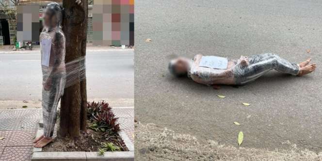 Pria Bertato Dibungkus Plastik & Diikat ke Pohon, Kisah di Baliknya Bikin Haru