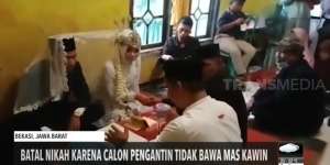 Calon Pengantin Pria Lupa Bawa Maskawin, Pasangan di Bekasi Batal Nikah