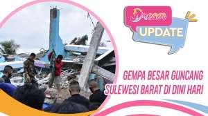 Gempa 6,2 M Guncang Sulewesi Barat di Dini Hari