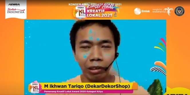 Hadir di Konser Amal Kreatif Lokal, Dekardekor Shop Ungkap Kunci Sukses