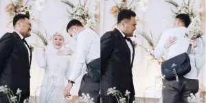 Suami Terbaik, Izinkan Istri Peluk Mantan Terakhir Kali di Resepsi Pernikahan