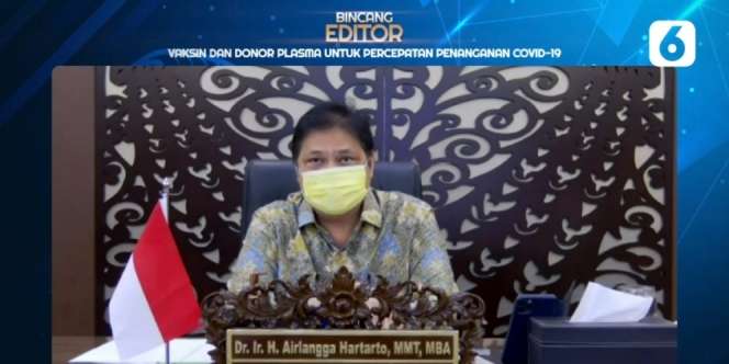 Terjawab Sudah Status Menko Airlangga Hartarto Sebagai Penyintas COVID-19