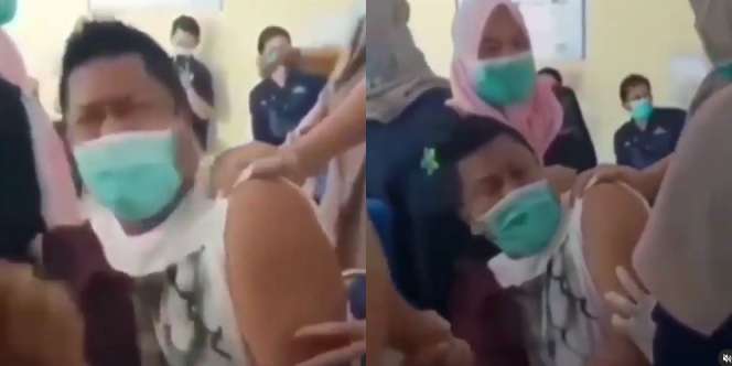 Tiap Hari Nyuntik Orang, Kepala Puskesmas Meraung-raung Ketakutan Saat Divaksin