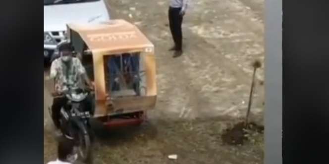 Video Haru! Semua Pakai Mobil, Ayah Ini Antar Anak Wisuda dengan Becak