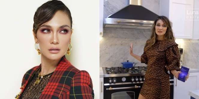 8 Penampakan Dapur Baru Luna Maya, Kompornya Impor dari Italia
