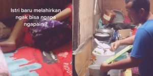 Cerita Pilu Suami Jalani Kehidupan, Istri Baru Melahirkan, Rumah Kebanjiran