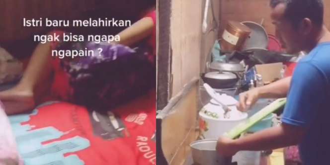 Cerita Pilu Suami Jalani Kehidupan, Istri Baru Melahirkan, Rumah Kebanjiran