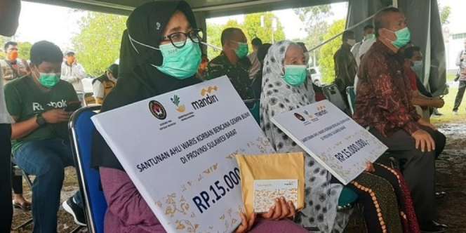 Korban Gempa Mamuju Dapat Santunan Rp15 Juta