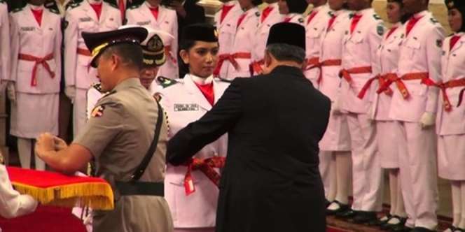 Paskibraka Pembawa Baki Masa SBY Kini Jadi Perwira Polisi, Lihat Penampilannya