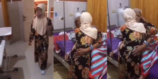 Seminggu Dirawat di RS, Kakek Menangis Terharu Akhirnya Bisa Bertemu Nenek