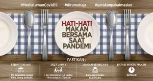 Hati-hati Makan Bersama, Bisa Jadi Penularan Covid-19