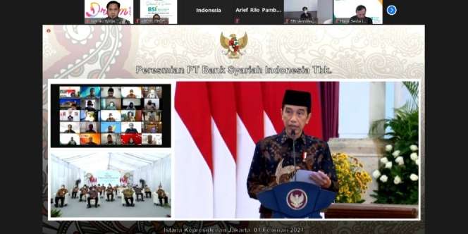 Diresmikan Presiden Jokowi, Bank Syariah Indonesia Resmi Beroperasi