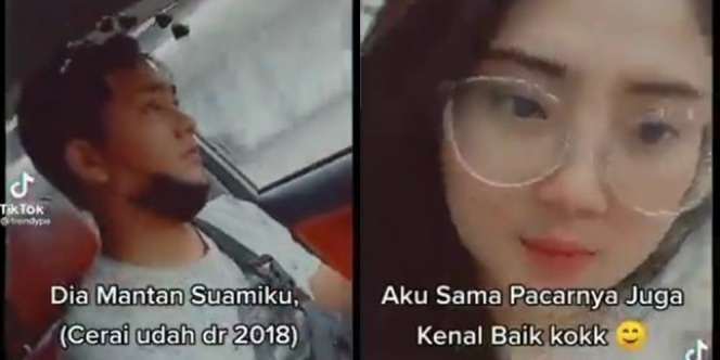 Meski Sudah Cerai, Mantan Suami Istri Ini Akur Jalan Bareng Belikan Kado Pacar