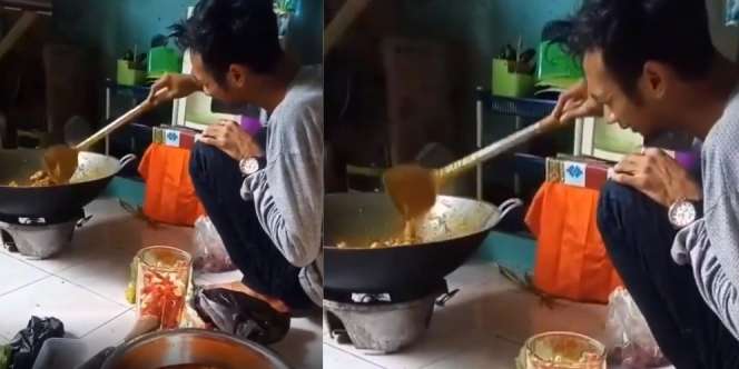 Sedih.. Pesanan 60 Nasi Kotak Batal, Pemilik Katering Masak Sambil Nangis