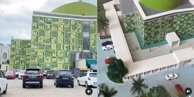 7 Penampakan Desain Unik Masjid di Serpong, Dinding Berhias Asmaul Husna 