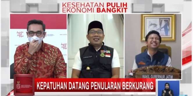 Ridwan Kamil dan Emil Dardak Kompak Sebut PPKM Tahap I Efektif