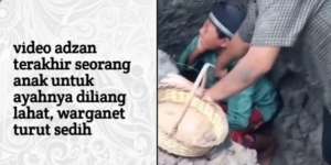 Anak Azani Jenazah Ayah di Liang Lahat, Netizen: 'Banyak Bawang di Sini'