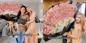 Viral Kado Ultah Buket Uang Rp 10 Juta, Mobil, dan iPhone